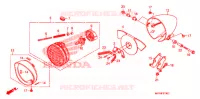 PHARE pour Honda VT 1300 C FURY ABS de 2011