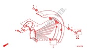 GARDE BOUE AVANT pour Honda VT 1300 C FURY ABS de 2012