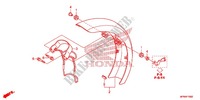 GARDE BOUE AVANT (VT1300CXA/CX) pour Honda VT 1300 C FURY ABS de 2013