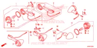 CLIGNOTANT pour Honda VT 1300 C FURY ABS BLACK de 2015