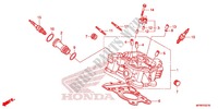 CULASSE DE CYLINDRE ARRIERE pour Honda VT 1300 C FURY ABS BLACK de 2015