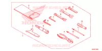 OUTIL pour Honda VT 1300 C FURY ABS BLACK de 2015