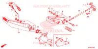PEDALE pour Honda VT 1300 C FURY ABS BLACK de 2016