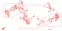 CLIGNOTANT pour Honda VT 1300 C FURY de 2011