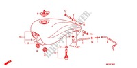 RESERVOIR A CARBURANT pour Honda VT 1300 C FURY de 2011