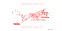 AUTOCOLLANTS pour Honda VT 1300 C FURY de 2011