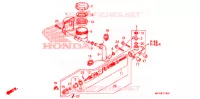 MAITRE CYLINDRE DE FREIN ARRIERE pour Honda VT 1300 C FURY de 2011