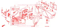 COUVERCLE LATERAL   OUTILS   CONTACTEUR A CLES pour Honda VT 1300 C FURY de 2012