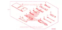OUTIL pour Honda VT 1300 C FURY de 2012
