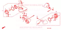 CLIGNOTANT pour Honda VT 1300 C FURY de 2013