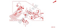 ETRIER DE FREIN ARRIERE (VT1300CR/CS/CT/CX) pour Honda VT 1300 C FURY de 2013