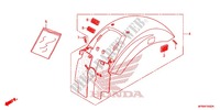 GARDE BOUE ARRIERE (VT1300CXA/CX) pour Honda VT 1300 C FURY de 2013