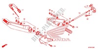 PEDALE (VT1300CXA/CX) pour Honda VT 1300 C FURY de 2013