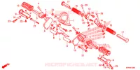 REPOSE PIED (VT1300CXA/CX) pour Honda VT 1300 C FURY de 2013