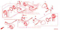CLIGNOTANT pour Honda VT 1300 C FURY de 2015
