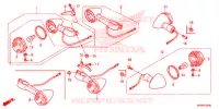 CLIGNOTANT pour Honda VT 1300 C FURY de 2015