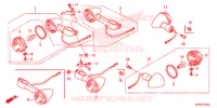 CLIGNOTANT pour Honda VT 1300 C FURY de 2016