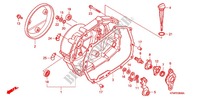 CARTER MOTEUR DROIT pour Honda WAVE 125 Kick start, Spoked wheels de 2011