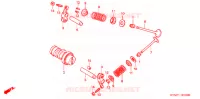 ARBRE A CAMES   SOUPAPE pour Honda WAVE 125 Spoked Wheels de 2007