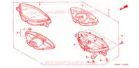 COMPTEUR (1) pour Honda WAVE 125 Spoked Wheels de 2007