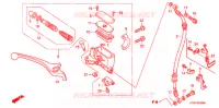 MAITRE CYLINDRE DE FREIN AVANT pour Honda WAVE 125 Spoked Wheels de 2007
