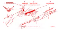 T (9) pour Honda WAVE 125 Spoked Wheels de 2007