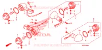 CLIGNOTANT pour Honda SHADOW VT 750 SPIRIT de 2009