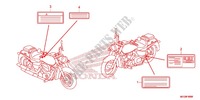 ETIQUETTE DE PRECAUTIONS pour Honda SHADOW VT 750 PHANTOM de 2011