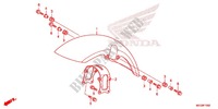 GARDE BOUE AVANT (VT750C2B) pour Honda SHADOW VT 750 PHANTOM de 2011