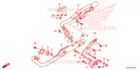SILENCIEUX D'ECHAPPEMENT pour Honda SHADOW VT 750 PHANTOM de 2011
