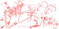 LEVIER DE GUIDON   CABLE   COMMODO pour Honda SHADOW VT 750 PHANTOM de 2013
