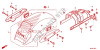 GARDE BOUE ARRIERE (VT750C2/C2B/C2F/C2S) pour Honda SHADOW VT 750 SPIRIT de 2013