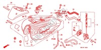 RESERVOIR A CARBURANT pour Honda SHADOW VT 750 SPIRIT F de 2008