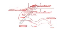 AUTOCOLLANTS pour Honda SHADOW VT 750 PHANTOM de 2010