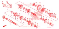 BOITE DE VITESSES pour Honda SHADOW VT 750 PHANTOM de 2010