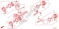 CLIGNOTANT (VT750C2/C2F/S/C2S) pour Honda SHADOW VT 750 SPIRIT ABS de 2013
