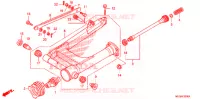 BRAS OSCILLANT pour Honda SHADOW VT 750 AERO de 2009