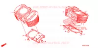 CYLINDRE pour Honda SHADOW VT 750 AERO de 2009