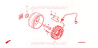 ALTERNATEUR pour Honda SHADOW VT 750 AERO ABS de 2005