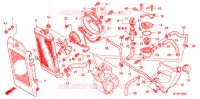 RADIATEUR pour Honda SHADOW VT 750 AERO ABS de 2005