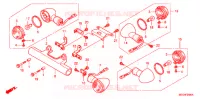 CLIGNOTANT pour Honda SHADOW VT 750 AERO ABS de 2006