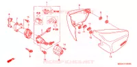 COUVERCLES LATERAUX pour Honda SHADOW VT 750 AERO ABS de 2006