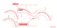 AUTOCOLLANTS pour Honda SHADOW VT 750 AERO ABS de 2006