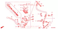 MAITRE CYLINDRE DE FREIN AVANT pour Honda SHADOW VT 750 AERO ABS de 2006