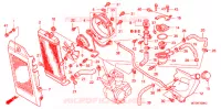 RADIATEUR pour Honda SHADOW VT 750 AERO ABS de 2006