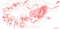 FEU ARRIERE pour Honda SHADOW VT 750 AERO ABS BLACK de 2009
