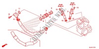 DURITE DE REFROIDISSEMENT pour Honda SHADOW VT 750 AERO ABS GRAY de 2013