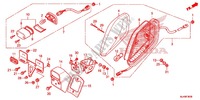FEU ARRIERE (VT750C/CA/CS) pour Honda SHADOW VT 750 AERO ABS GRAY de 2014