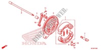 FLASQUE   MACHOIRES DE FREIN ARRIERE pour Honda SHADOW VT 750 AERO de 2011