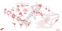 COUVERCLES LATERAUX pour Honda SHADOW VT 750 AERO de 2011